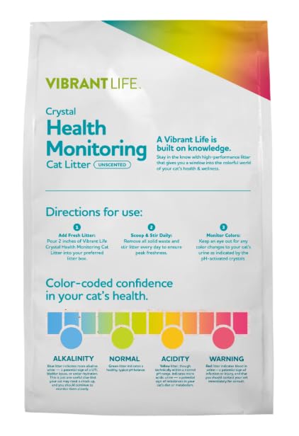 Crystal Health Monitoring Cat Litter 8 Lb 2pack F64414