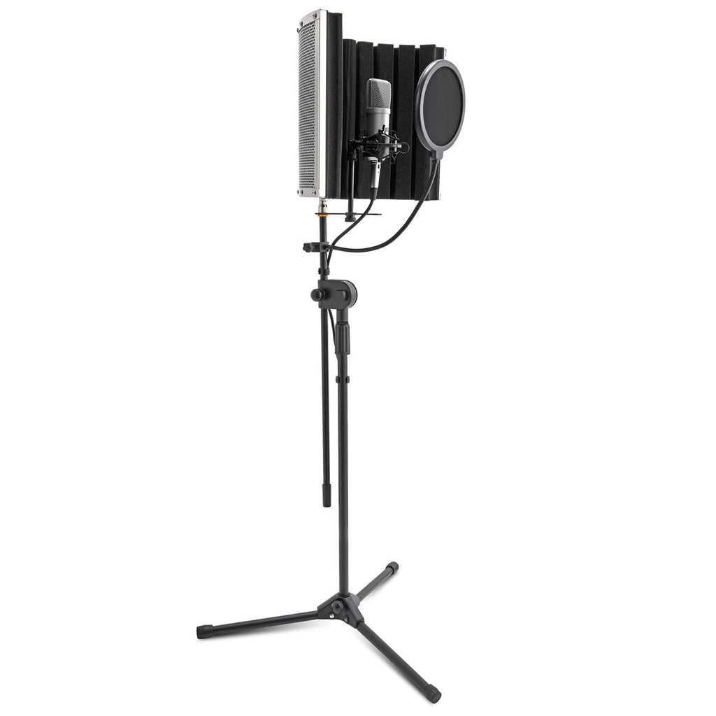 USB Audio Interface Bundle with Studio Monitors, Microphone, Headphones and Stands G730