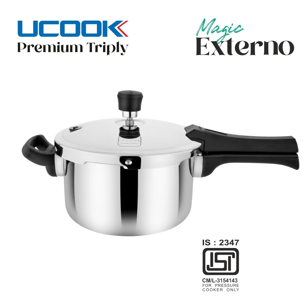 3 Litre Triply Stainless Steel Induction Pressure Cooker S970777