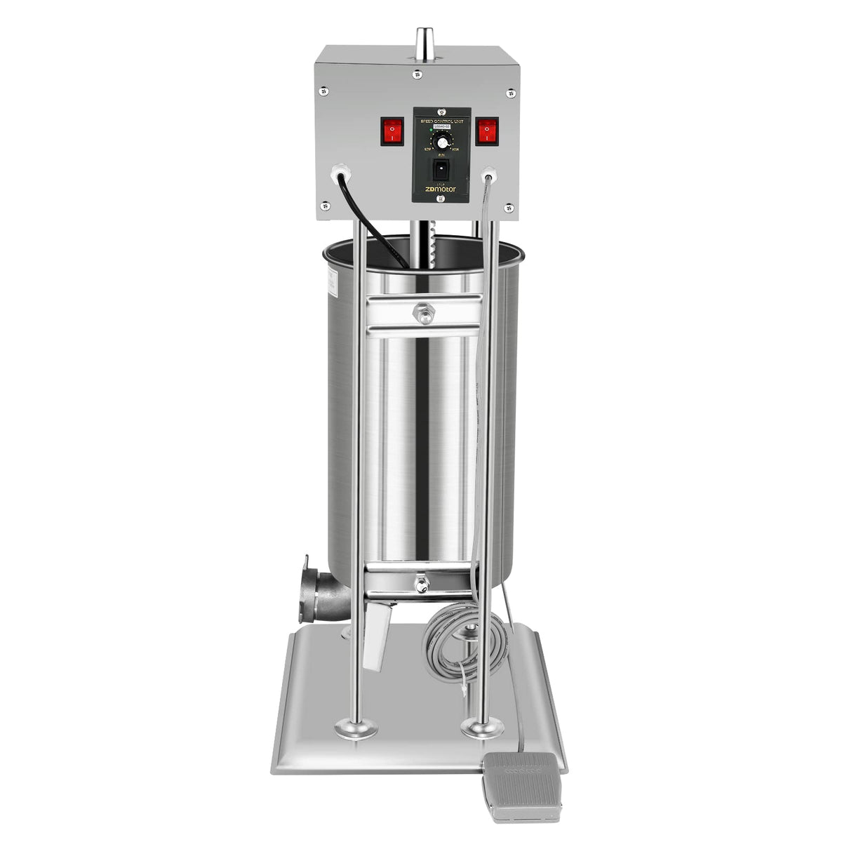 10L Electric Stainless Steel Sausage Stuffer with 5 Stuffing Tubes S2087