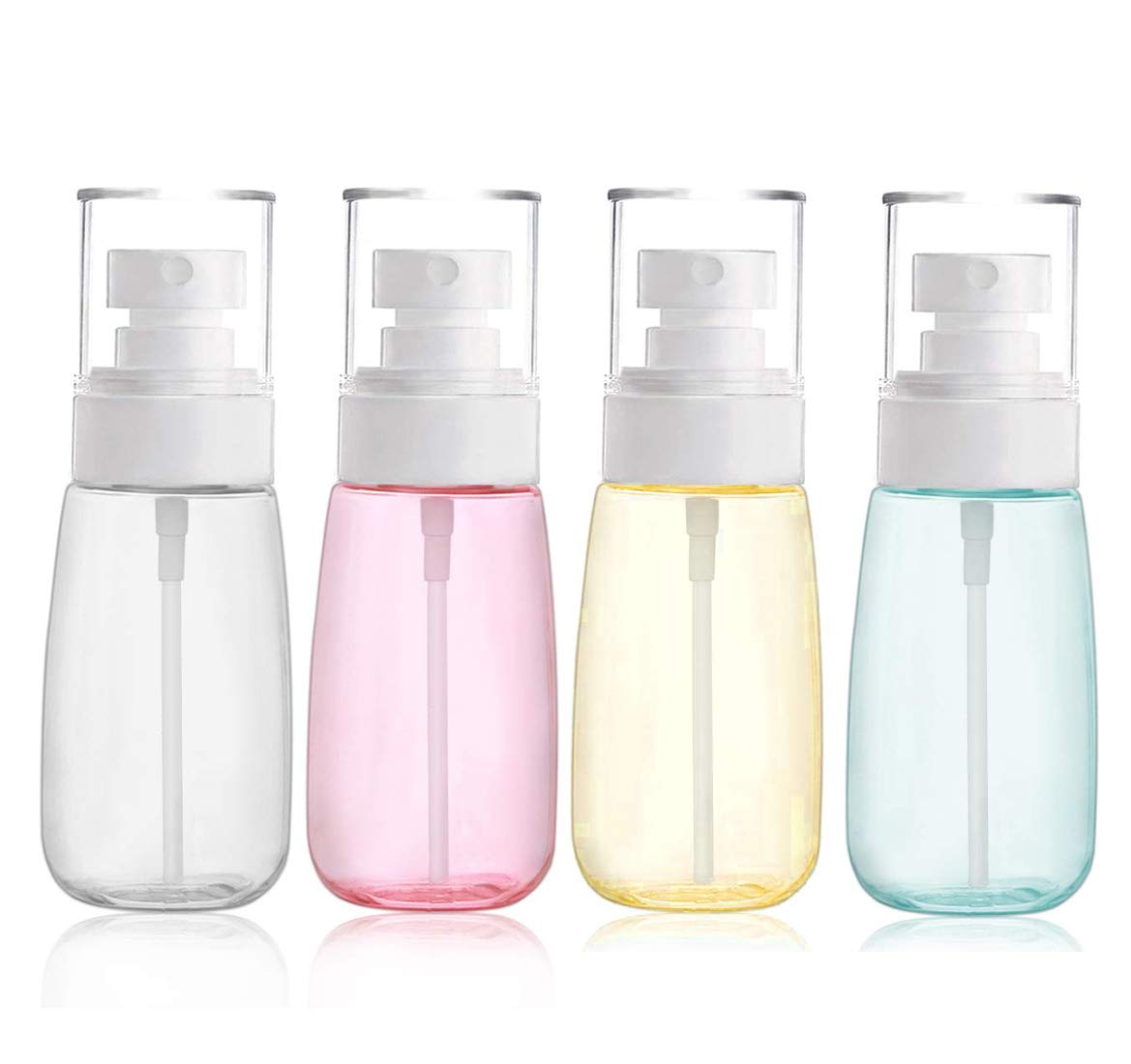 Clear Plastic Refillable Fine Mist Spray Bottles 100ml R85241