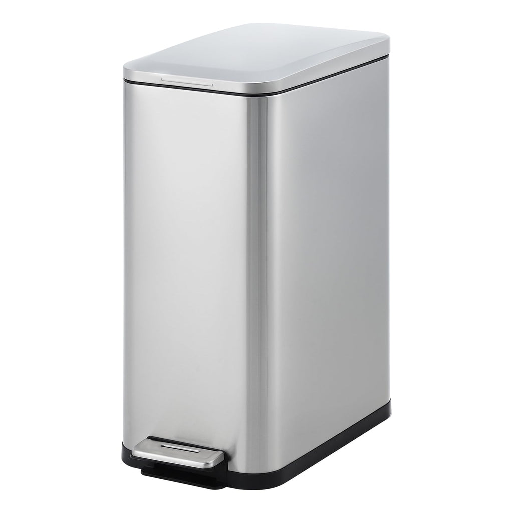 13 Gal Stainless Steel Step-On Kitchen Trash Can S799312