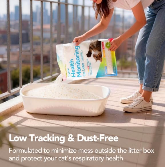 Crystal Health Monitoring Cat Litter 8 Lb 2pack F64414