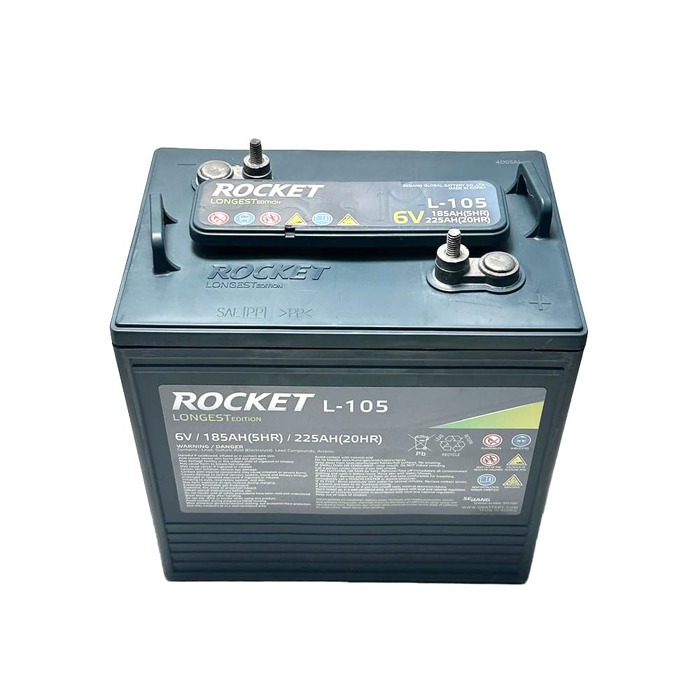 225Ah 6V Deep Cycle Battery Set of 4 V5595