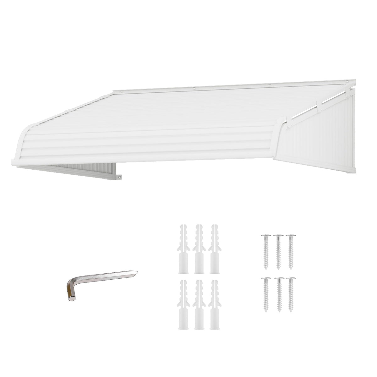 Window Awning with 2 Side Wings V212