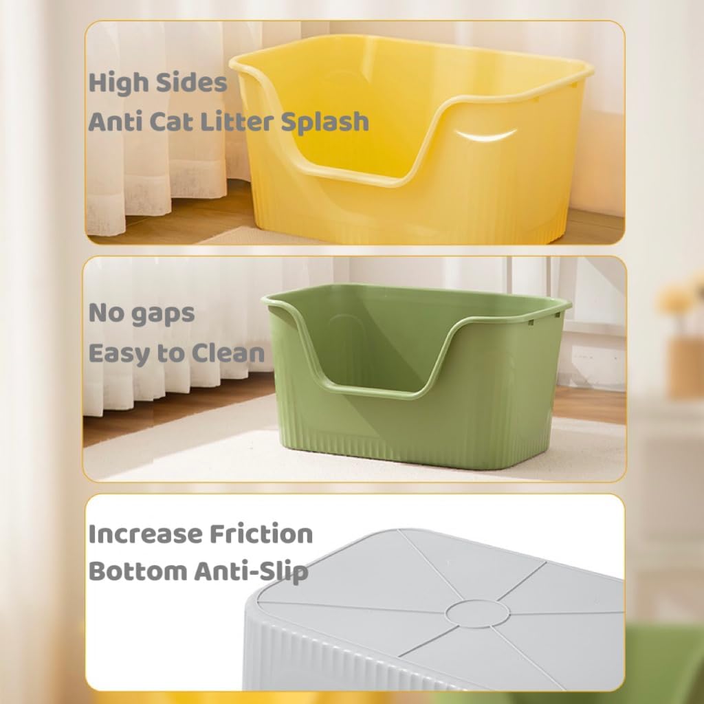 Extra Large High Sides Cat Litter Box U838