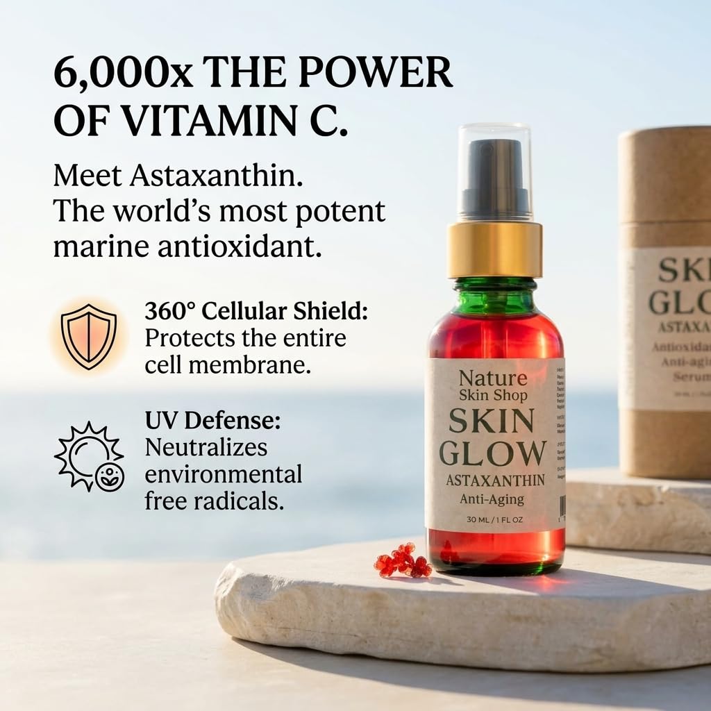 Astaxanthin Ceramide Anti-Aging Face Serum, 1 oz G402389