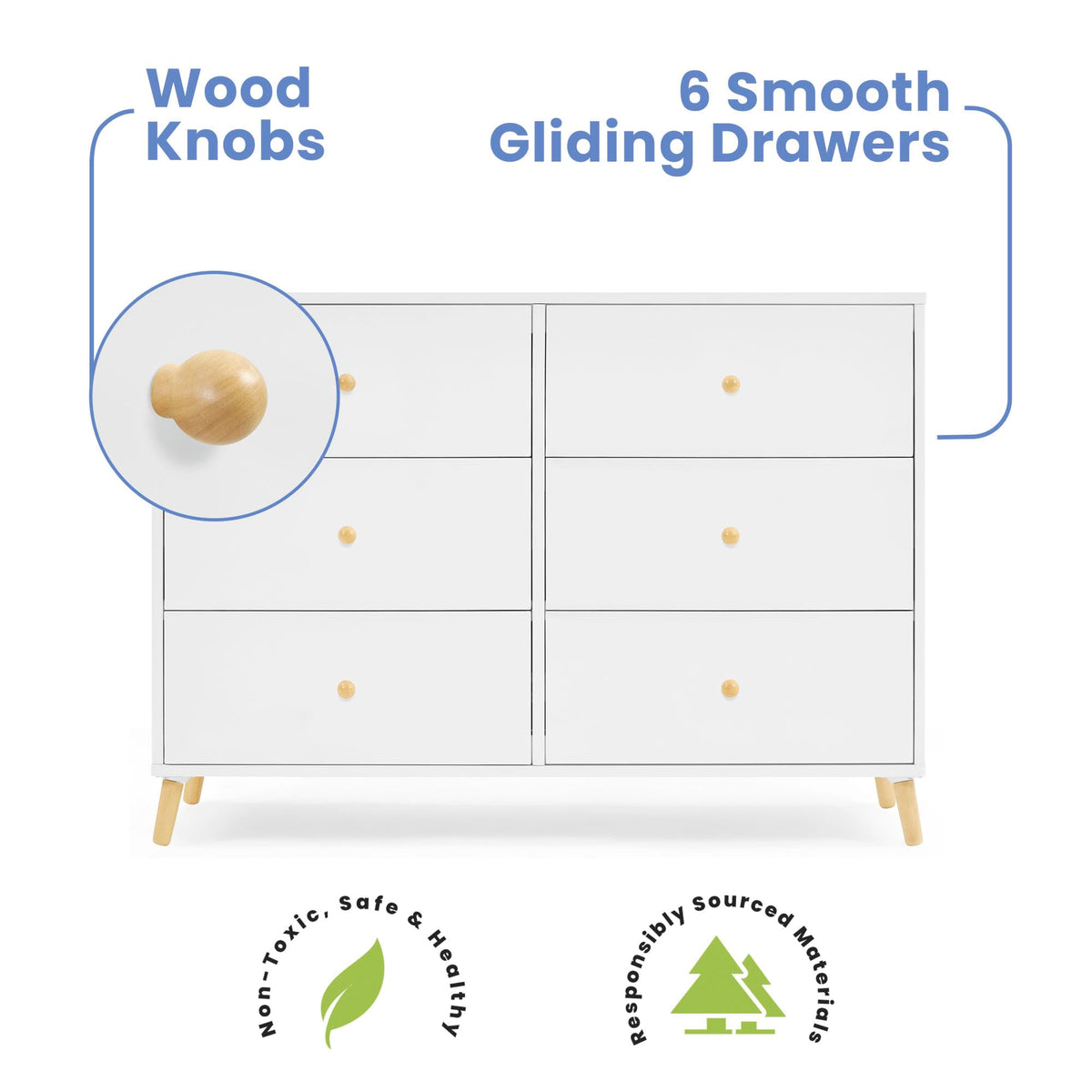 6 Drawer Dresser U90689