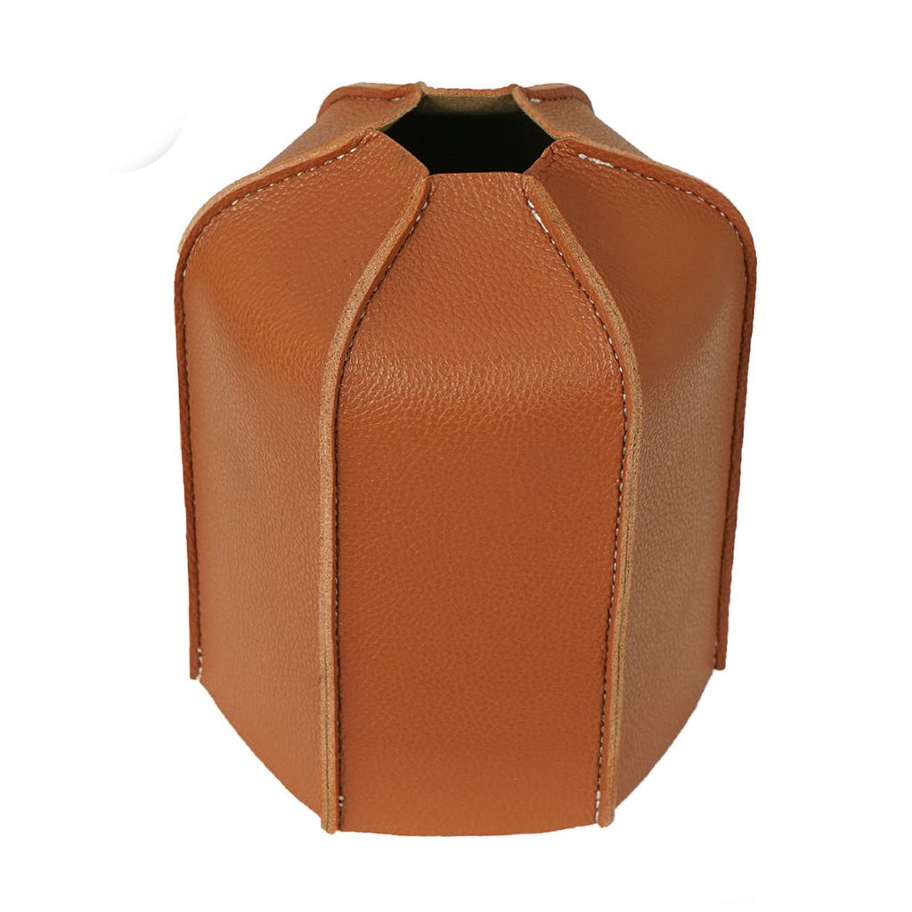 Flat Gas Tank Cover PU Leather Protective Case for 230g Butane Canister E373388