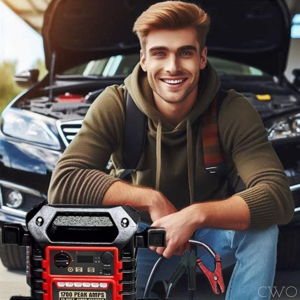 Portable Jump Starter & Power Pack with 150 PSI Air Compressor E4627
