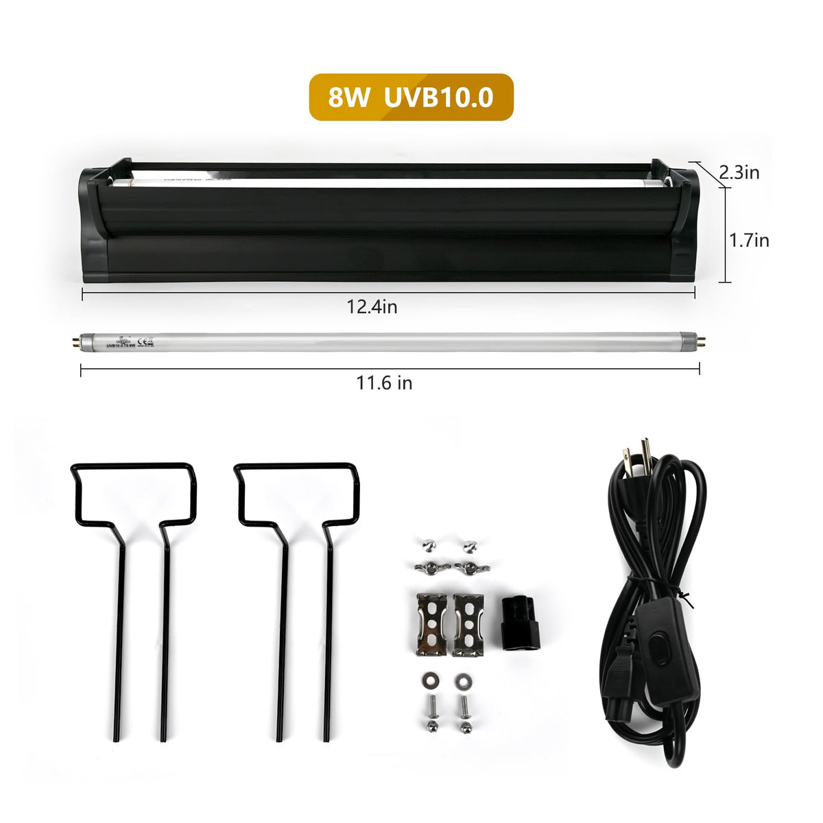 8W T5 UVB Lighting Combo Kit O948769