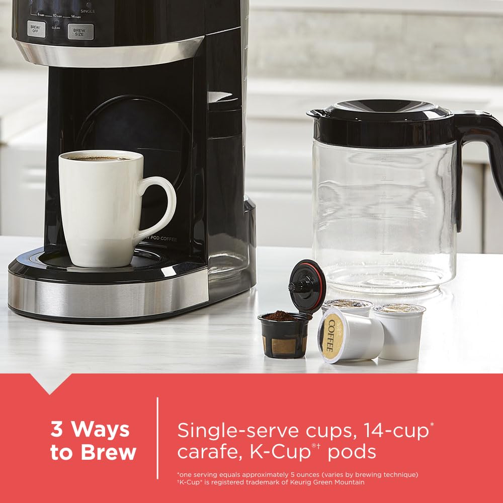 Single-Serve & Carafe Coffee Maker E431765