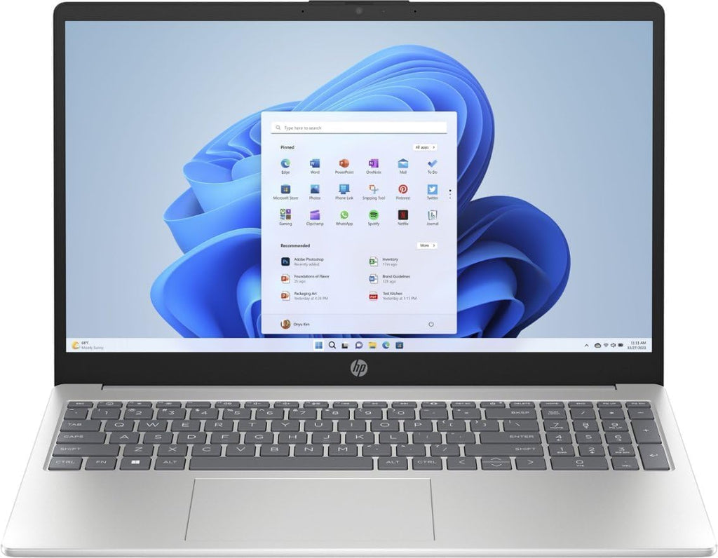 15.6" Touch-Screen Laptop, AMD Ryzen 5, 8GB DDR5, 512GB, Natural Silver Q575