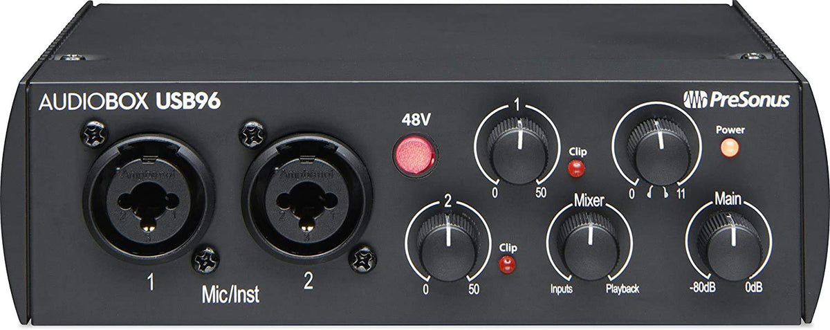 USB Audio Interface Bundle with Studio Monitors, Microphone, Headphones and Stands G730