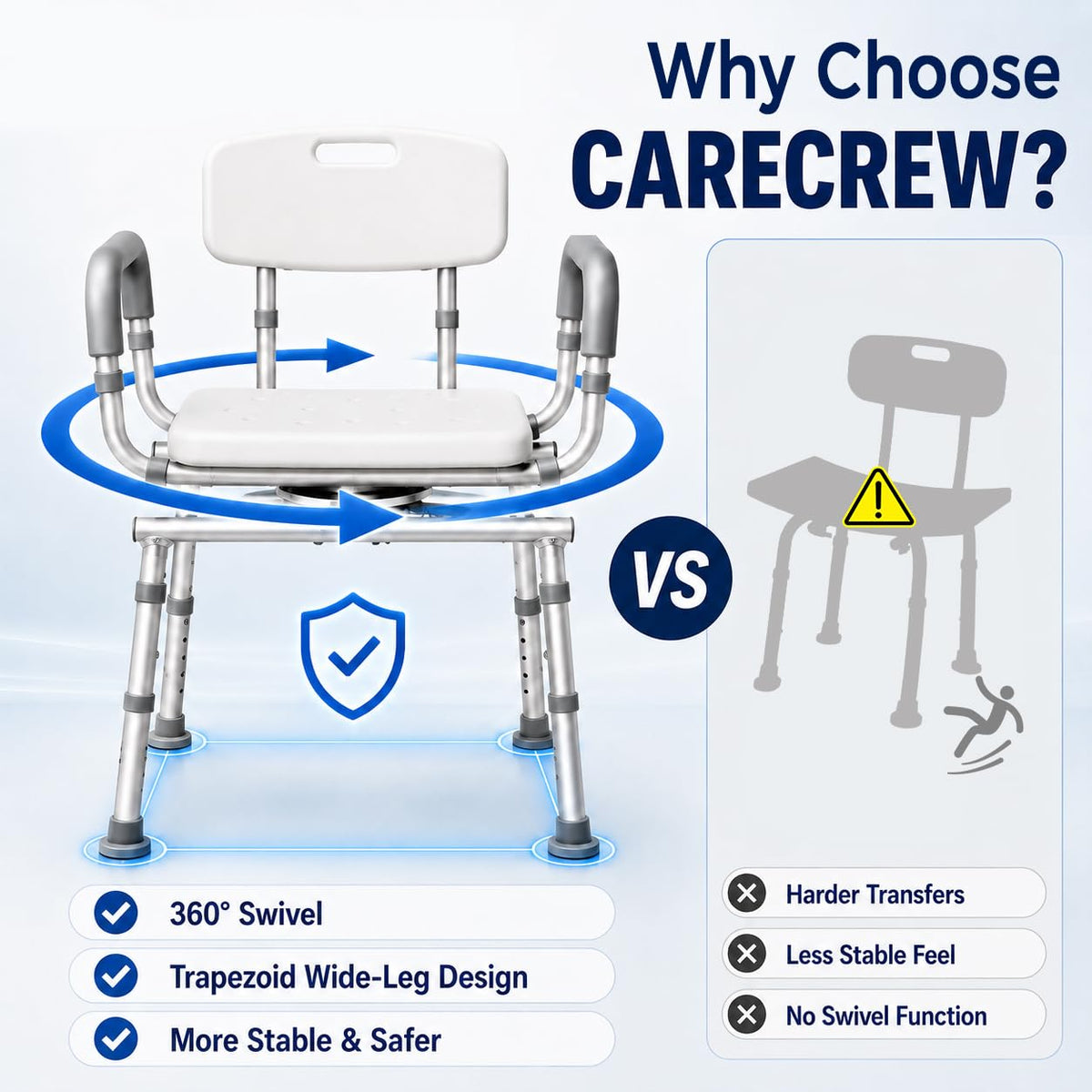 Adjustable Swivel Shower Chair U535120