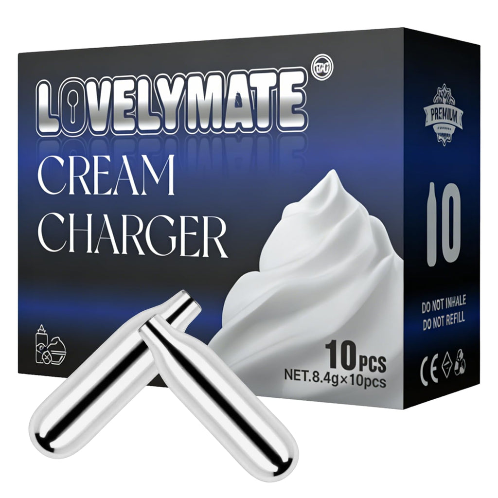 8g Whipped Cream Charger 10 Pack Stainless Steel B5683