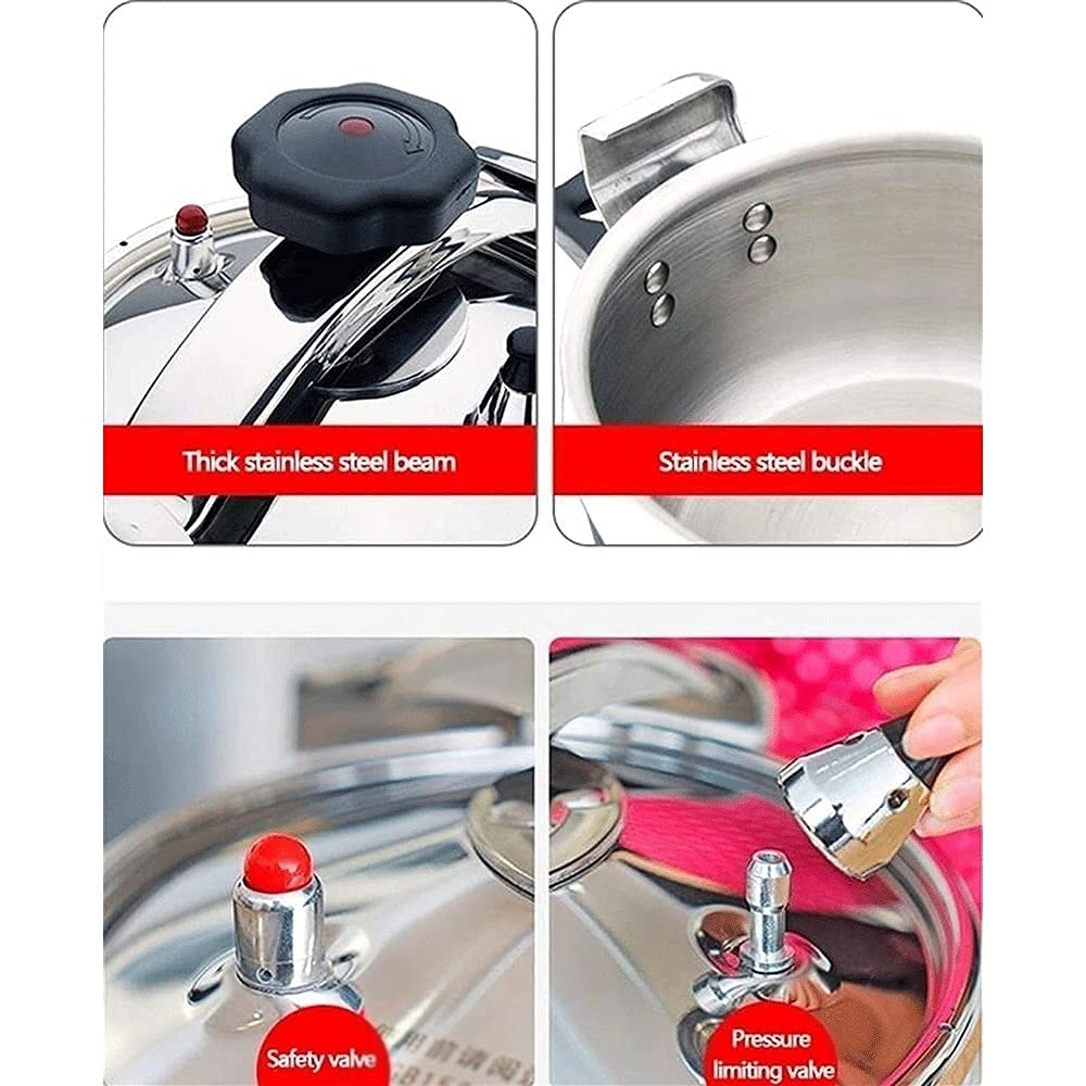 3L 304 Stainless Steel Pressure Cooker S177