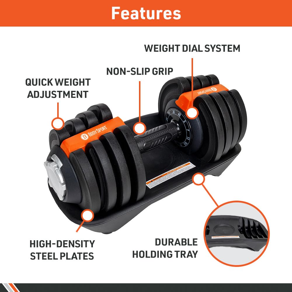 40 Pound Adjustable Dumbbells Y88241