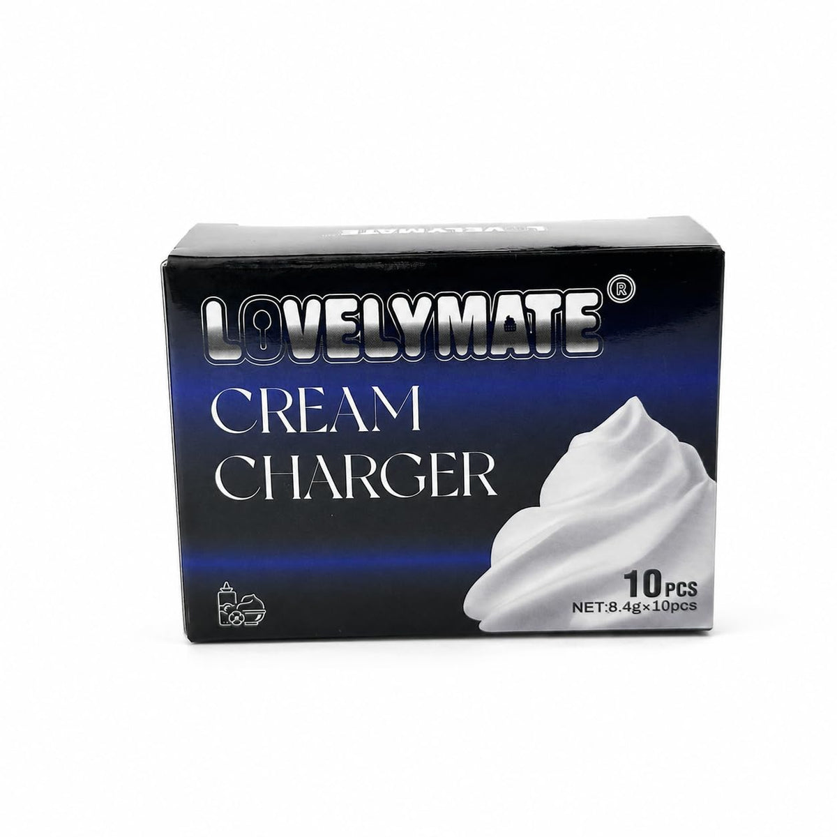 8g Whipped Cream Charger 10 Pack Stainless Steel B5683