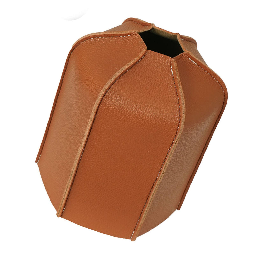 Flat Gas Tank Cover PU Leather Protective Case for 230g Butane Canister E373388