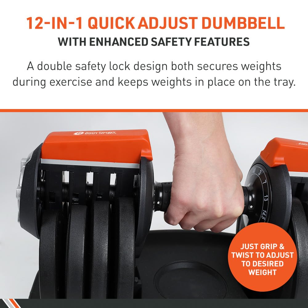 40 Pound Adjustable Dumbbells Y88241