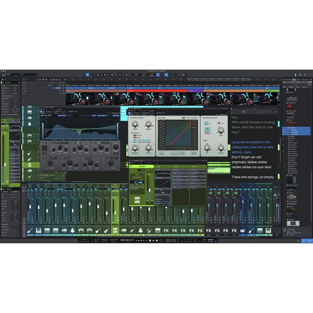 USB Audio Interface Bundle with Studio Monitors, Microphone, Headphones and Stands G730