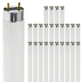 24 Inch T8 Fluorescent Tube Light Bulb 17W 3000K Soft White G13 Bi-Pin Base Pack of 25 K4062