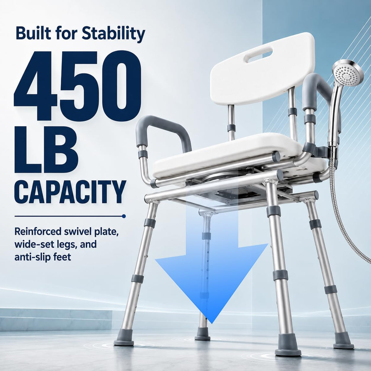 Adjustable Swivel Shower Chair U535120