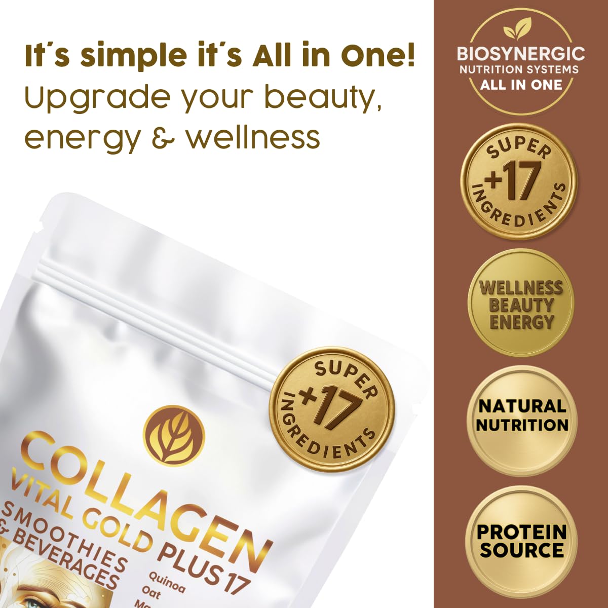Collagen Peptides Powder Cocoa Flavor 16 oz A203245