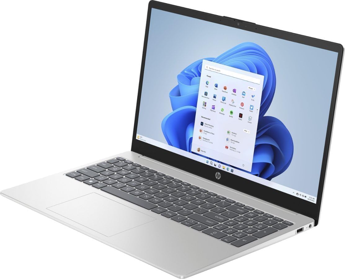 15.6" Touch-Screen Laptop, AMD Ryzen 5, 8GB DDR5, 512GB, Natural Silver Q575