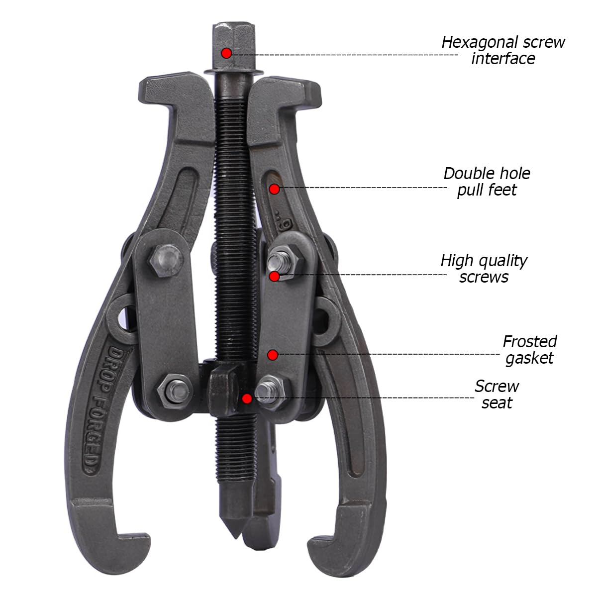 6 Inch 3-Jaw Bearing Puller with Reversible Jaws Y350463