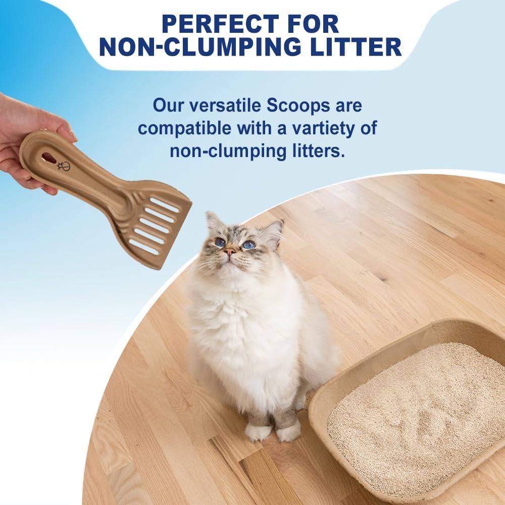 Disposable Cat & Rabbit Litter Scoops 6-Pack O266