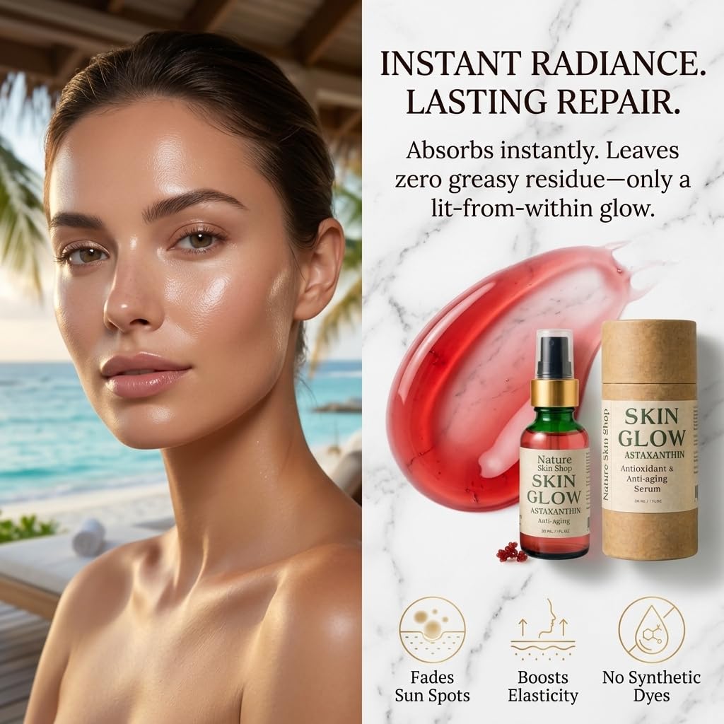 Astaxanthin Ceramide Anti-Aging Face Serum, 1 oz G402389