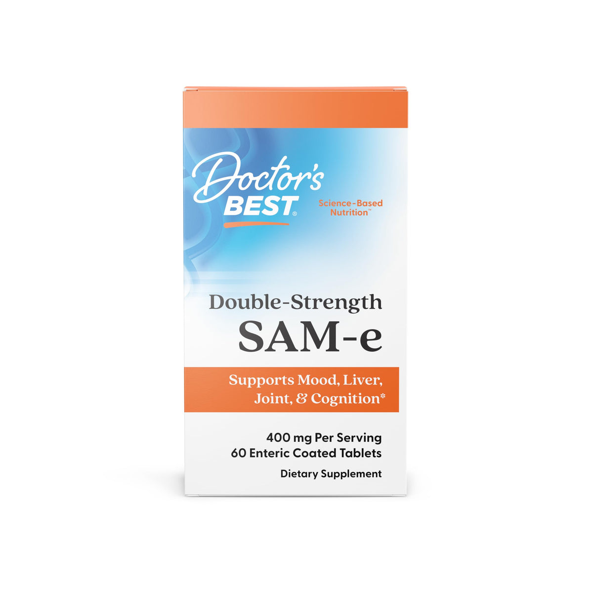 SAM-e Double Strength Supplement, 60 Enteric Coated Tablets M76622