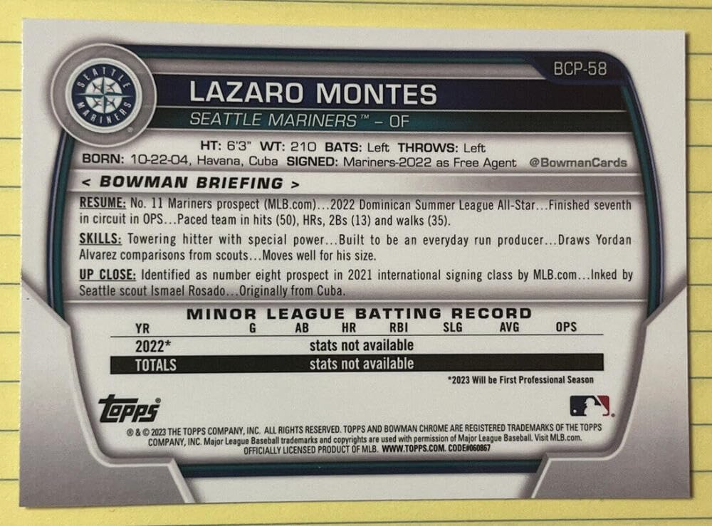 Baseball Card T18922