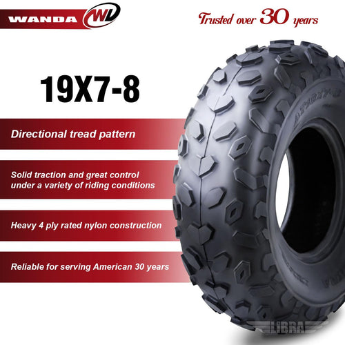 19X7-8 4PR ATV Tires N82824
