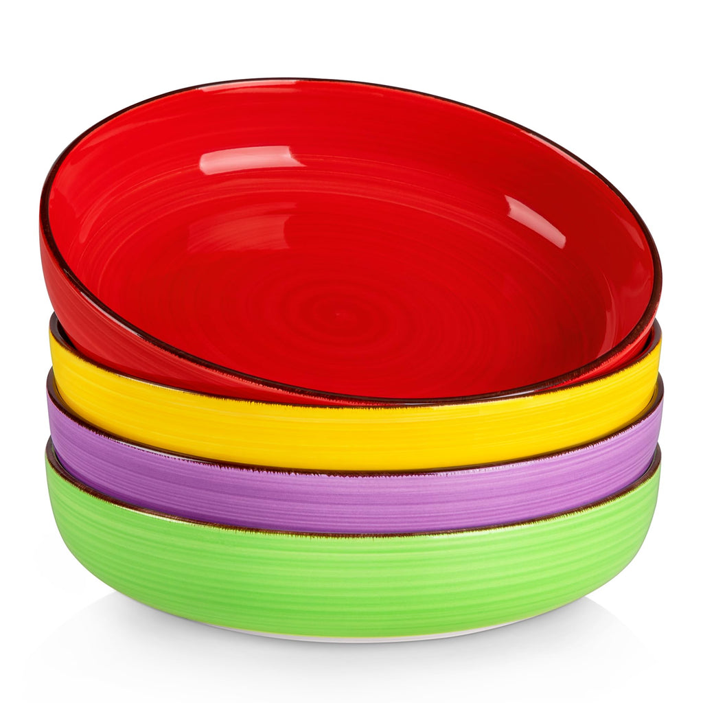 46 oz Ceramic Pasta Bowls Set of 4 G45849