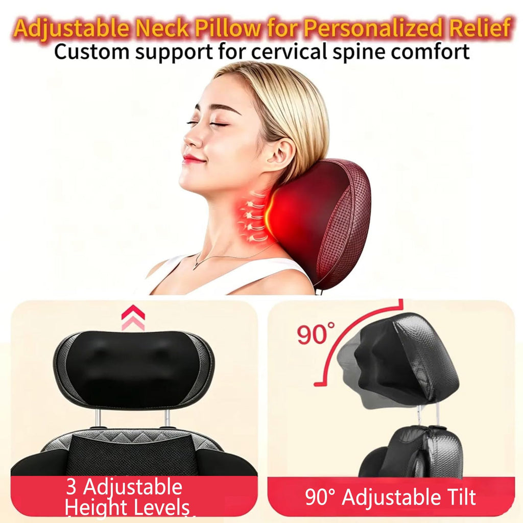 16D Electric Shiatsu Full Body Massage Mat with Foot Massager Z3007