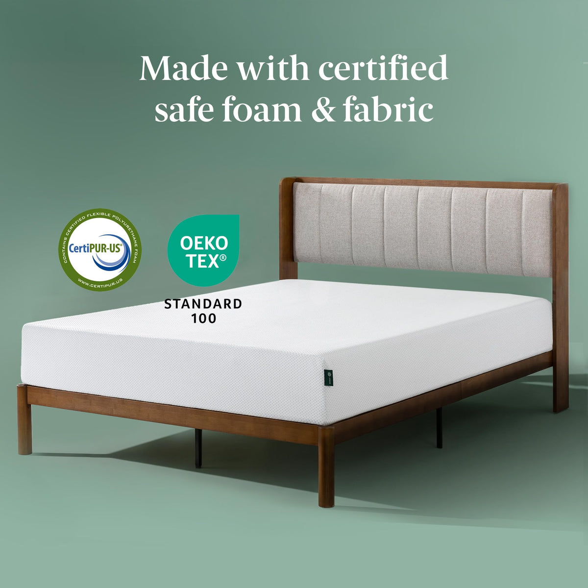 8 Inch Green Tea Cooling Gel Memory Foam Mattress Twin W71780