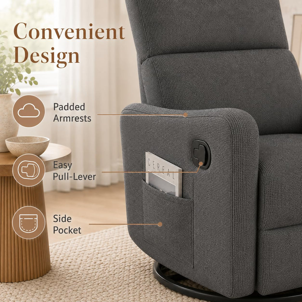 Swivel Rocker Recliner Chair W7784