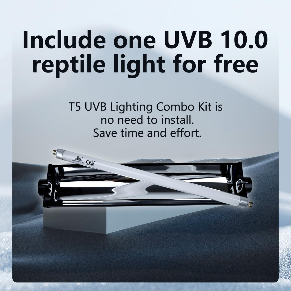 8W T5 UVB Lighting Combo Kit O948769