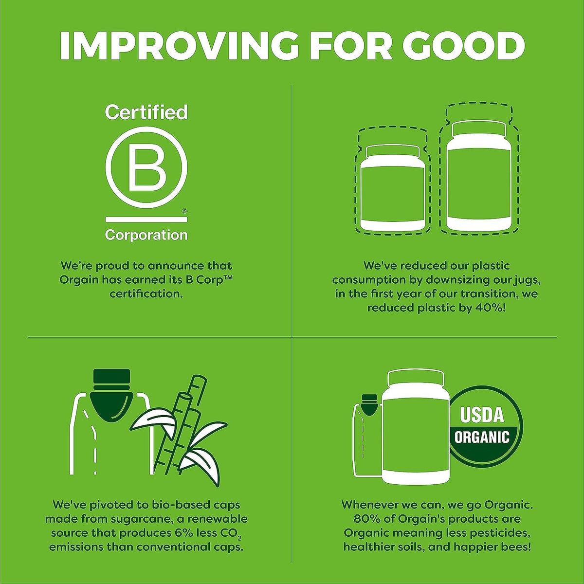 Organic Vegan Protein + Superfoods Powders Vanilla Bean D309