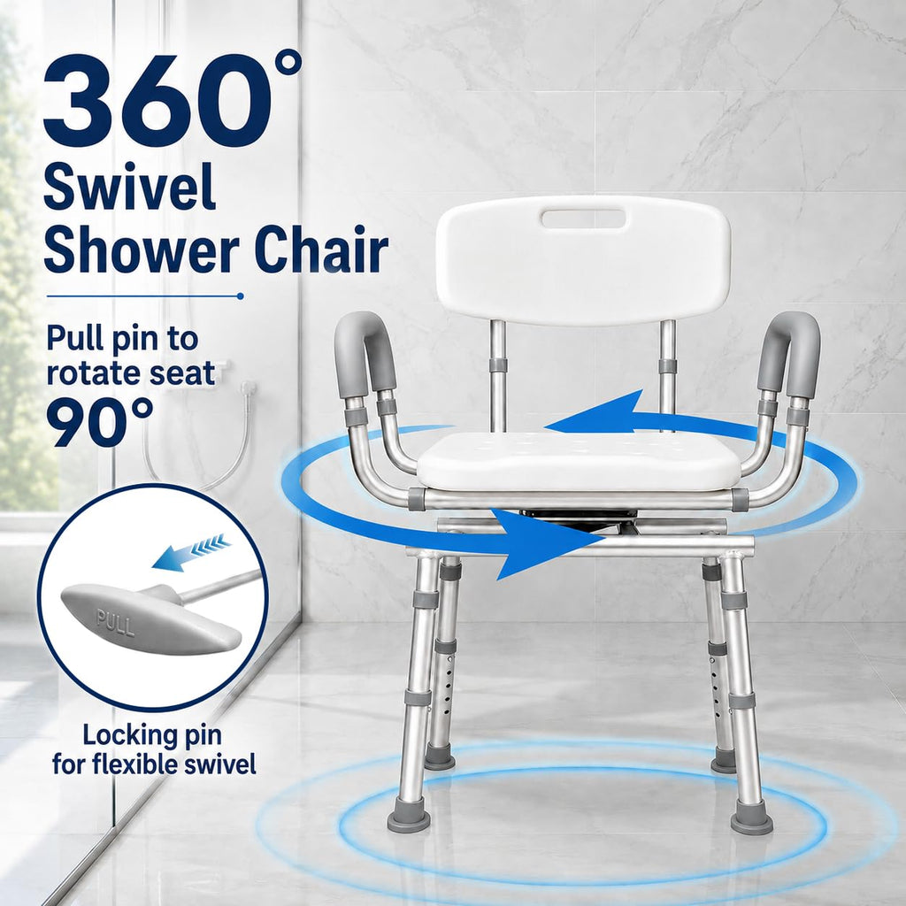Adjustable Swivel Shower Chair U535120