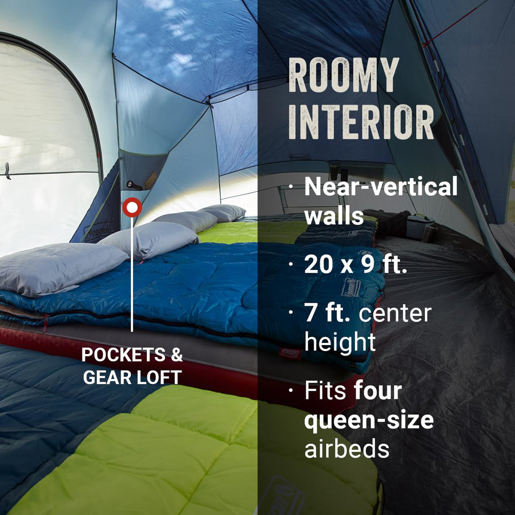 Large Family Tent with Rainfly & Carry Bag M16259