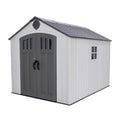 8x10 Ft Gray Resin Outdoor Storage Shed V239765