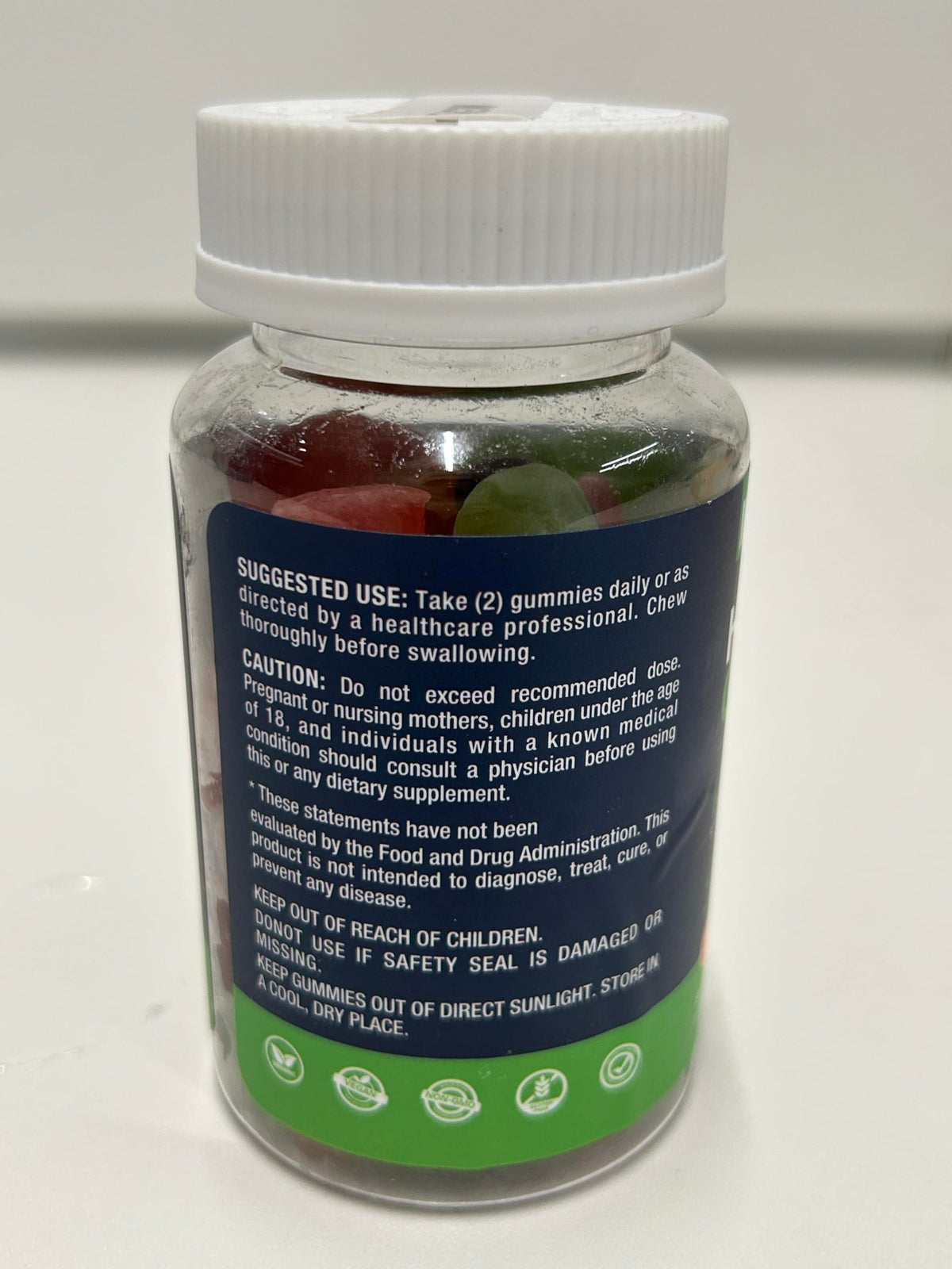 2 Packs Organic Hemp Gummies Z235