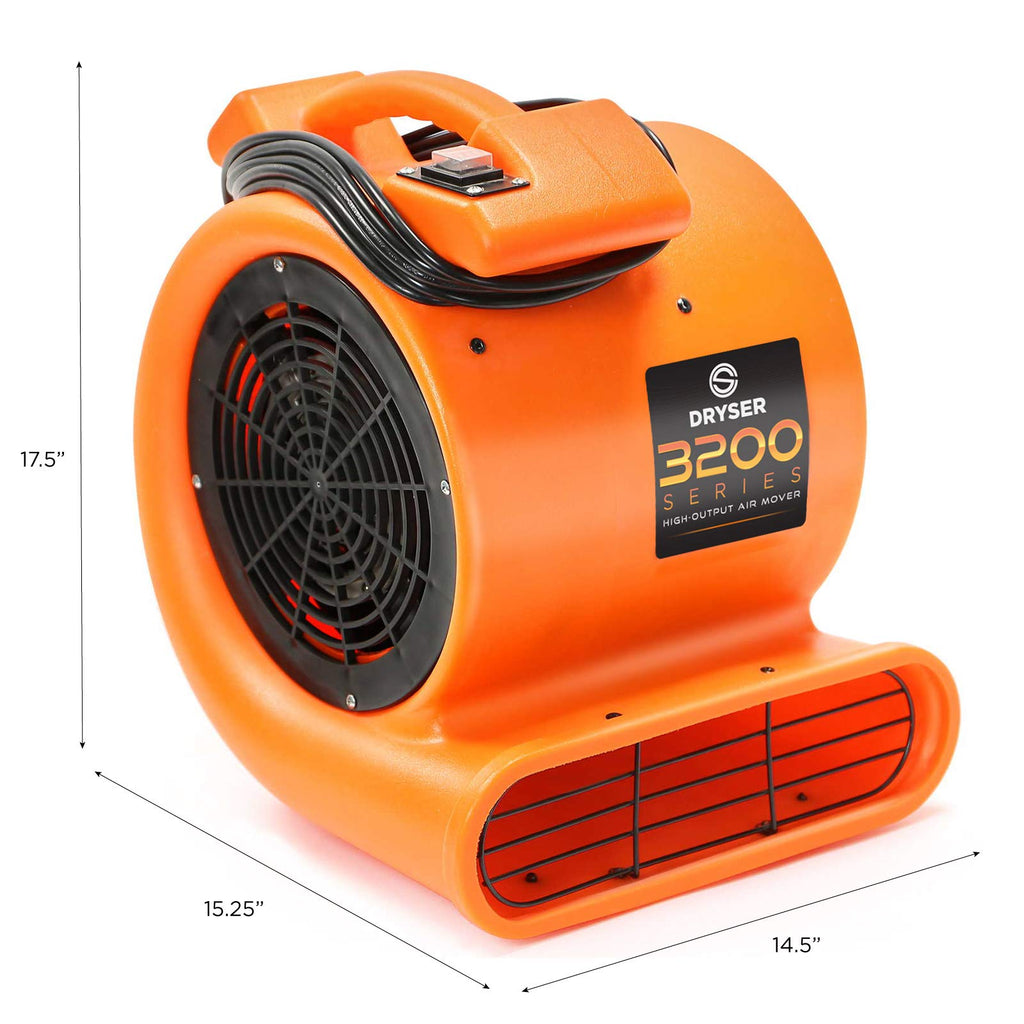 6pk 2 Speed 1/2 HP Industrial Floor Fan J87509