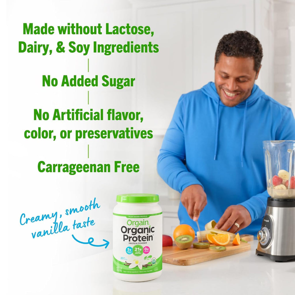 Organic Vegan Protein + Superfoods Powders Vanilla Bean D309