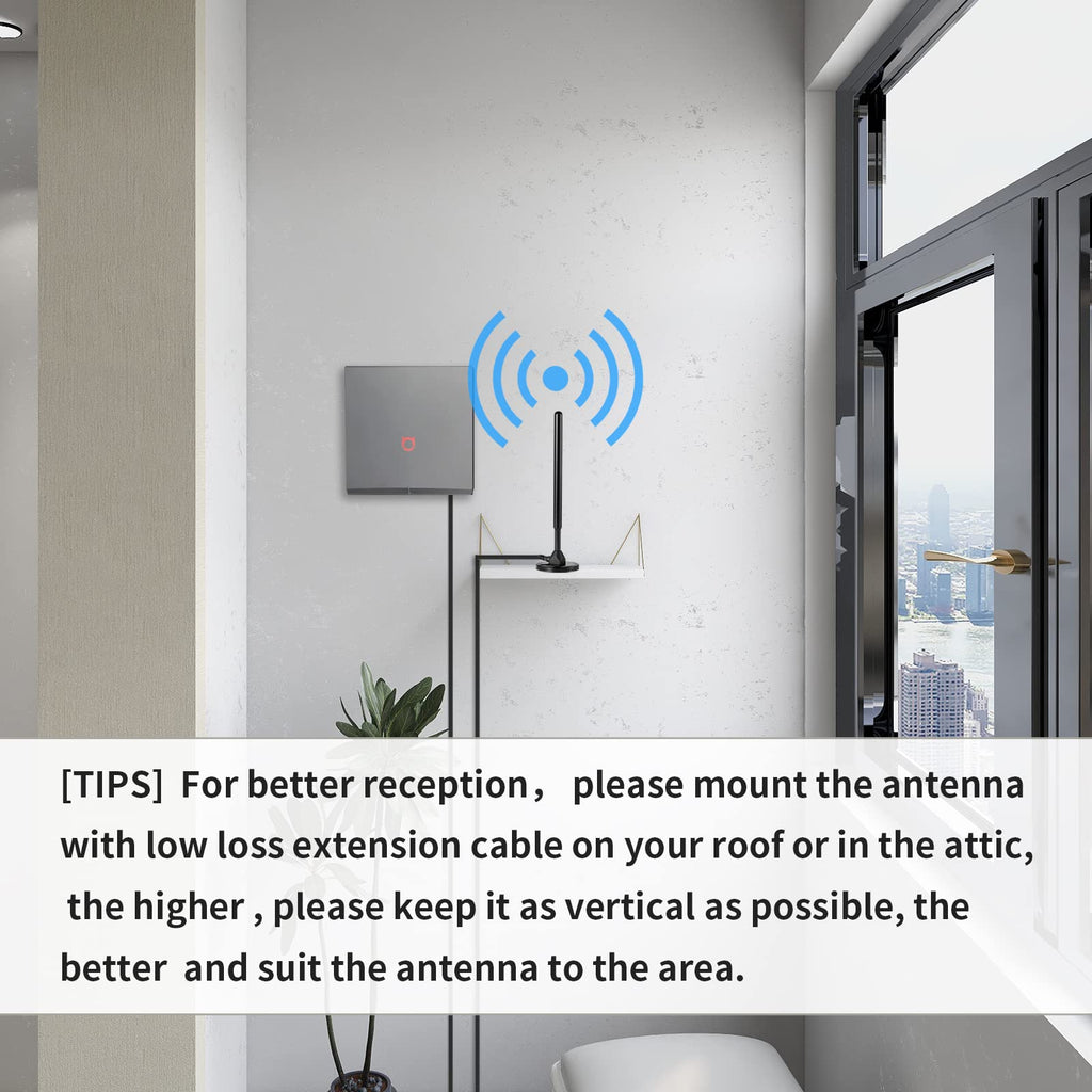 Waterproof 5.8dBi Pure Copper 915MHz LoRa Gateway Antenna with 3M Cable D92088