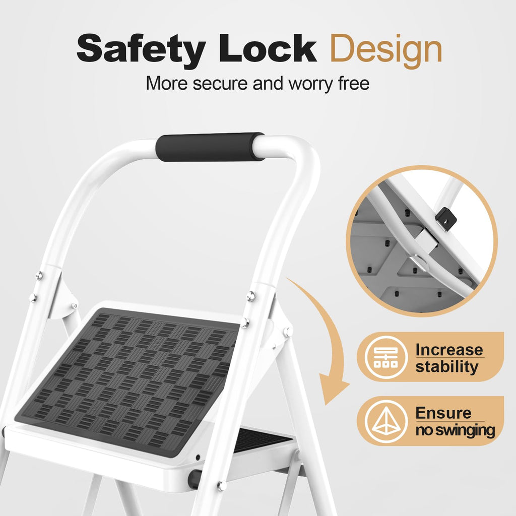 3 Step Folding Step Stool A546